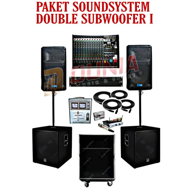 Paket Sound Golden Sound / Paket Sound System Double Subwooofer I