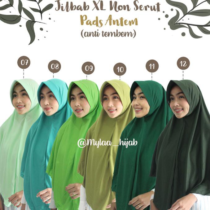 Ready Jilbab Instan Non Serut Size Xl Bahan Kaos Pe Murah Seri