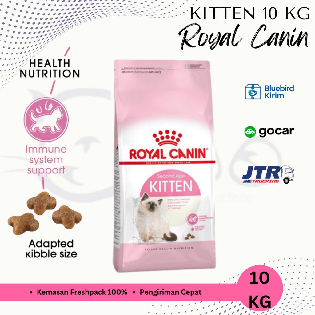 KHUSUS EKSPEDISI MAKANAN KUCING ROYAL CANIN KITTEN 10 KG 10KG CATFOOD CAT FOOD