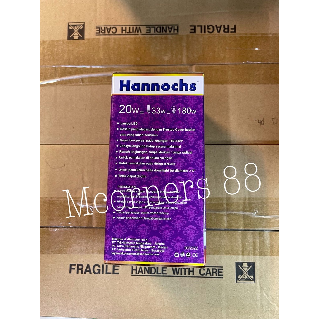 Hannochs LED Alfa 20 Watt Putih