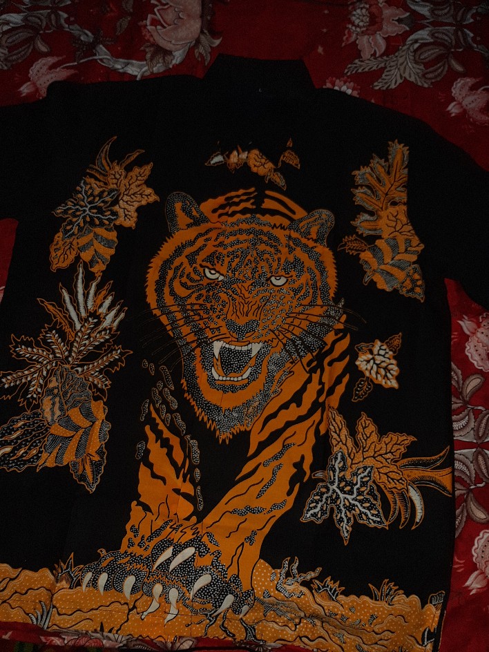 Macan Pendek Kemeja Batik Pria Full Furing Katun Sragenan