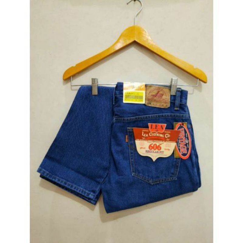 Celana Jeans Panjang Lea 606 Pria Standar Reguler Terlaris