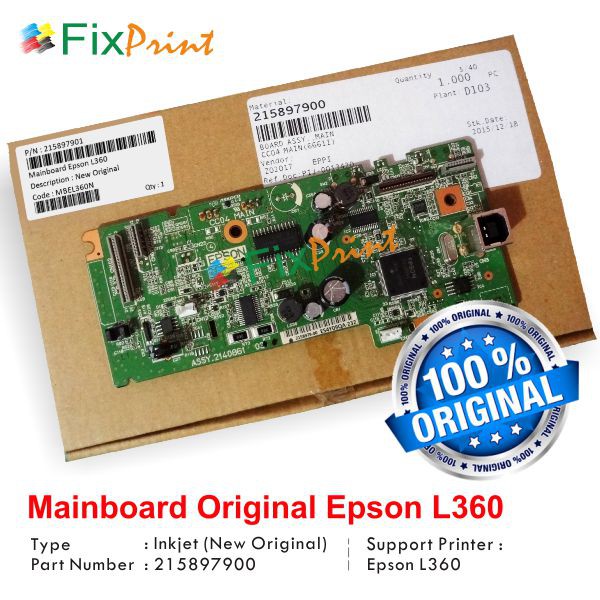 Board Printer Epson L360, Mainboard L360, Motherboard L360 New Original