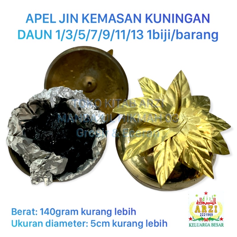 

Apel jin daun 1 3 5 7 9 11 13 isi hitam lengket 1152