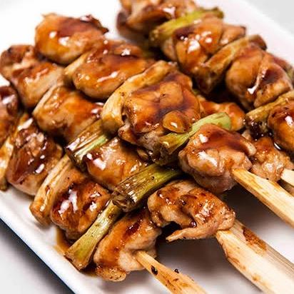 

Negima Yakitori (chicken yakitori) // sate jepang
