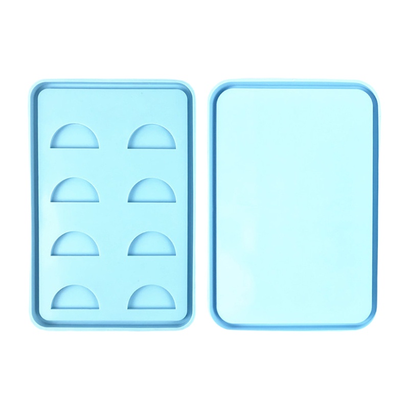 SIY  Epoxy Resin Mold Eyelash Storage Box Silicone Mould DIY Crafts Jewelry Container Making Tool