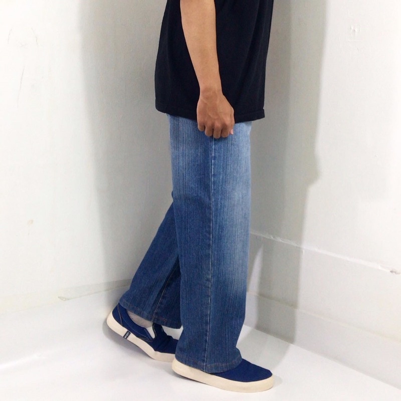 AKOO BLUE WASH JEANS PANTS