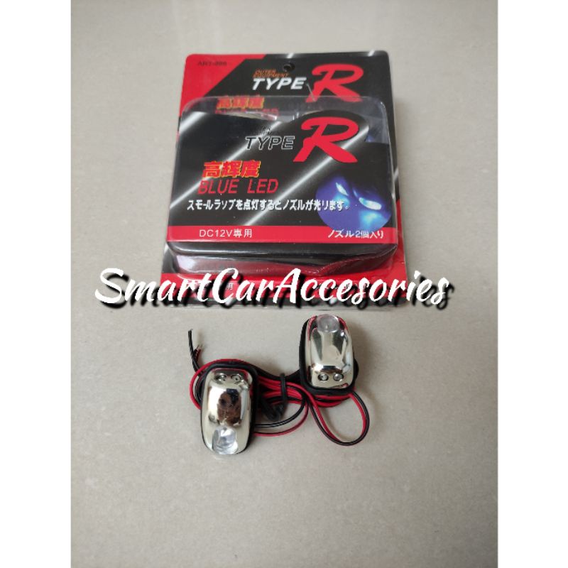 Variasi Nozzle Nozle Wind Washer Penyemprot Air Wiper Led RGB Universal