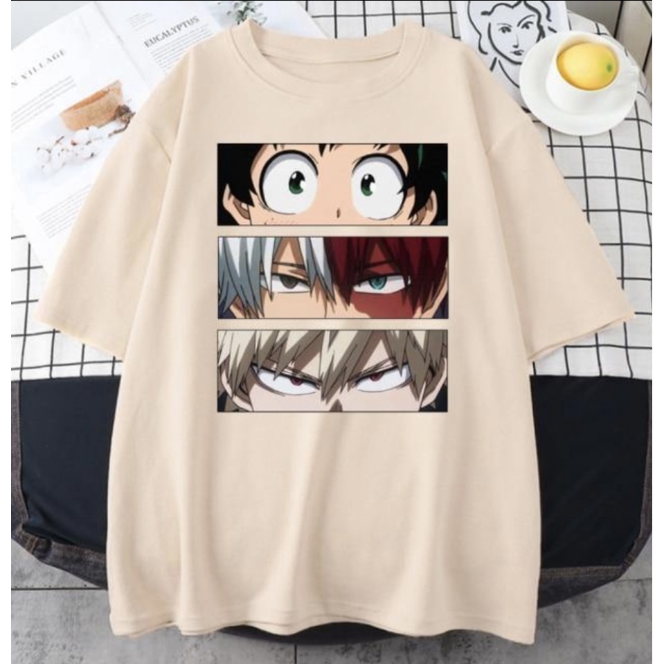 BRIGO Kaos Oversize HERO ANIME II Kaos Jumbo Size Pria &amp; Wanita II Kaos Oversize Print DTF