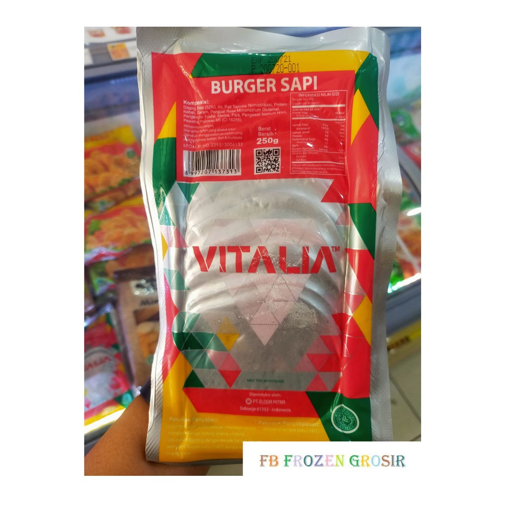 

Bernardi Vitalia Beef Burger 250gr