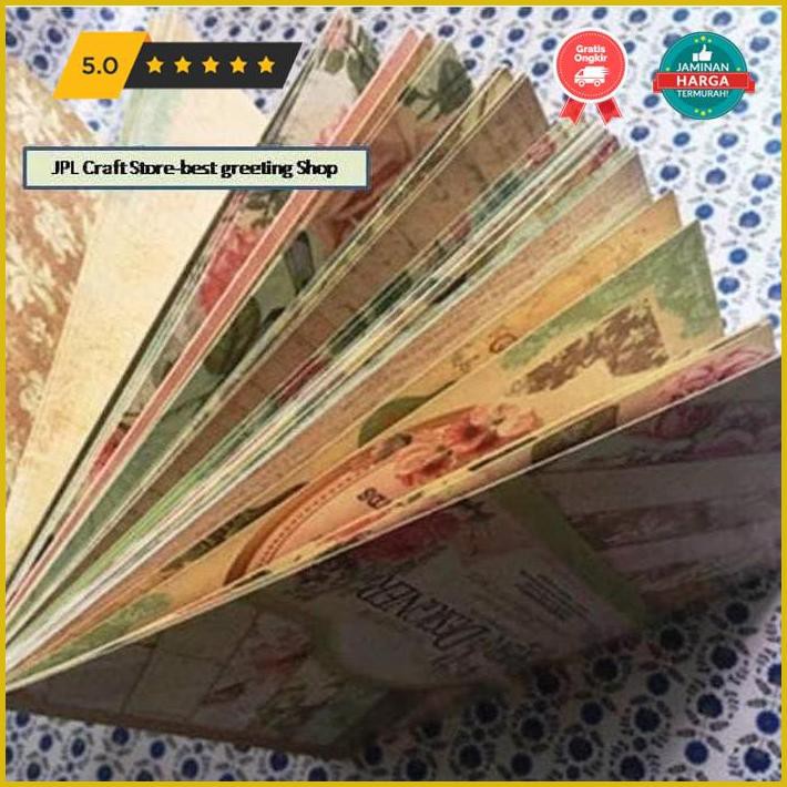

Kerajinan Tangan Set Kertas Scrapbook 7"X7" - Paper Designer By Enogreeting_Sm015 Free Ongkir