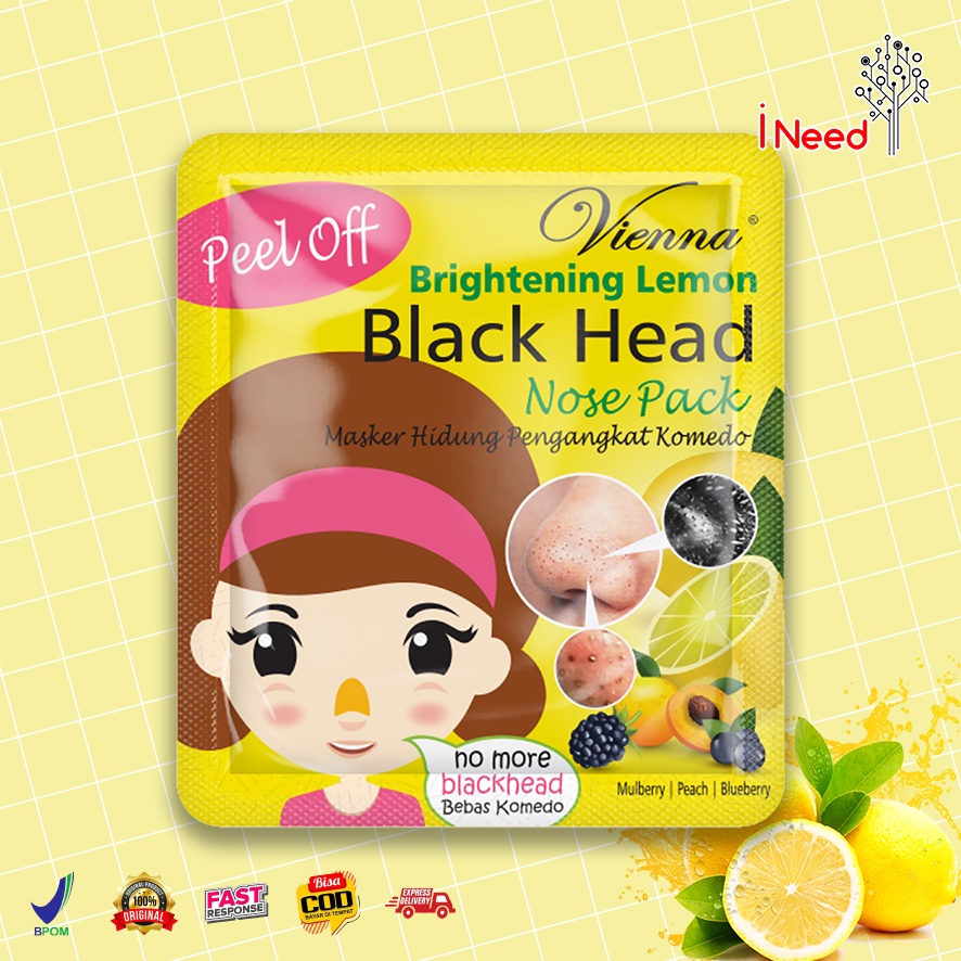 (INEED) Vienna Black Head Nose Pack 10mL BPOM