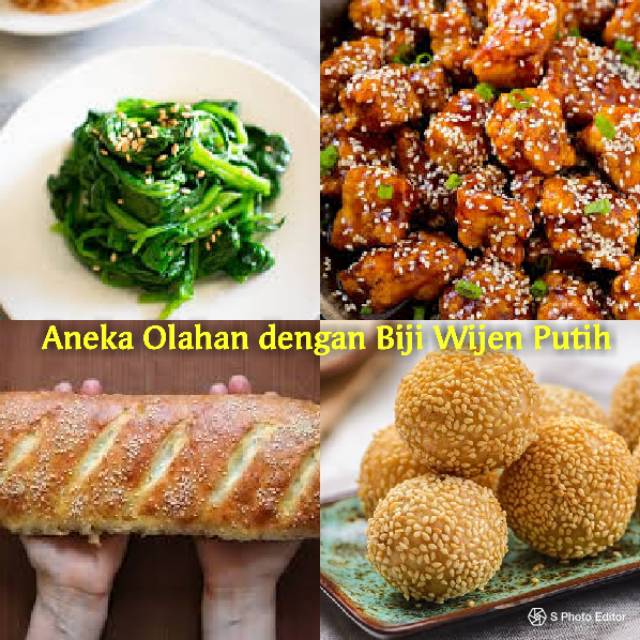 Biji wijen putih wijen hitam 50gr 100gr sesame seed organic premium quality termurah halal white black seed