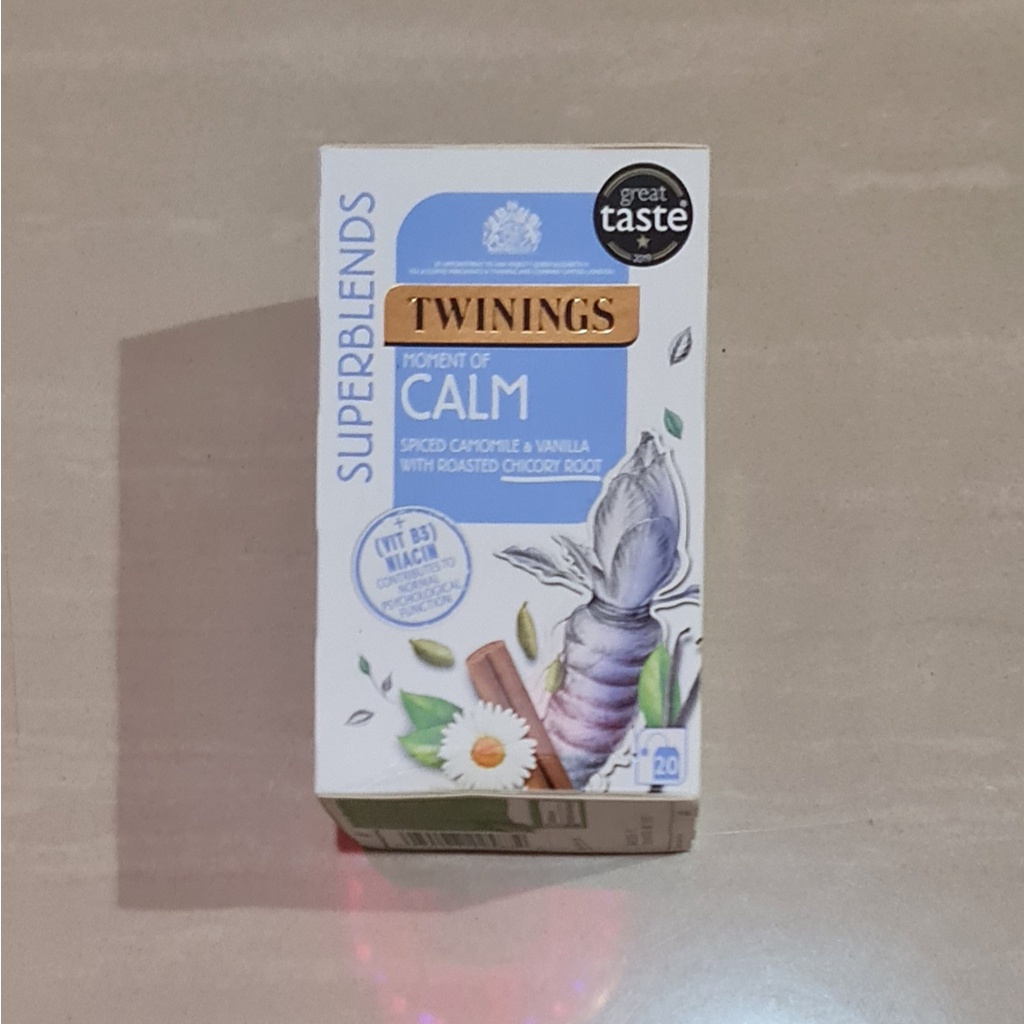 Twinings Tea Superblends Calm Spiced Camomile Vanilla 20 x 1.5 Gram