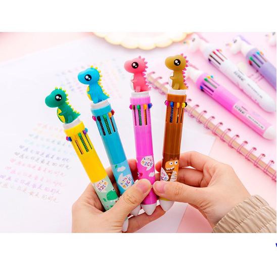 

Pulpen Dino 10 Warna Tinta Warna Warni