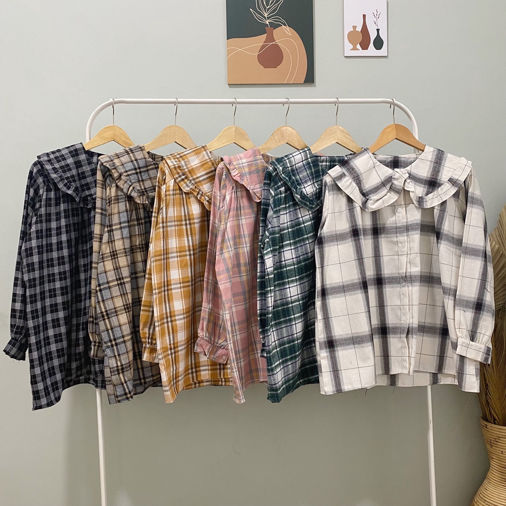 KEMEJA REMPEL LORI SHIRT FLANEL PREMIUM B350 CO