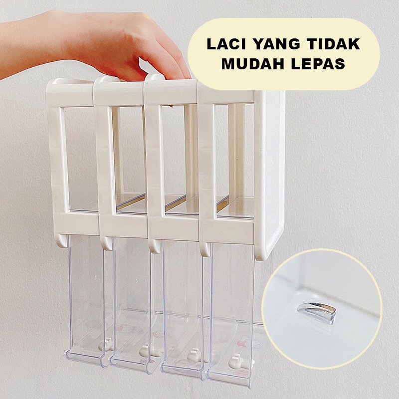 Rak Meja Laci Penyimpanan Susun Serbaguna Desktop Drawer - DD001