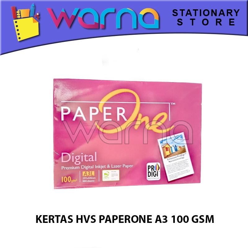

KERTAS HVS PAPERONE A3 100 GSM