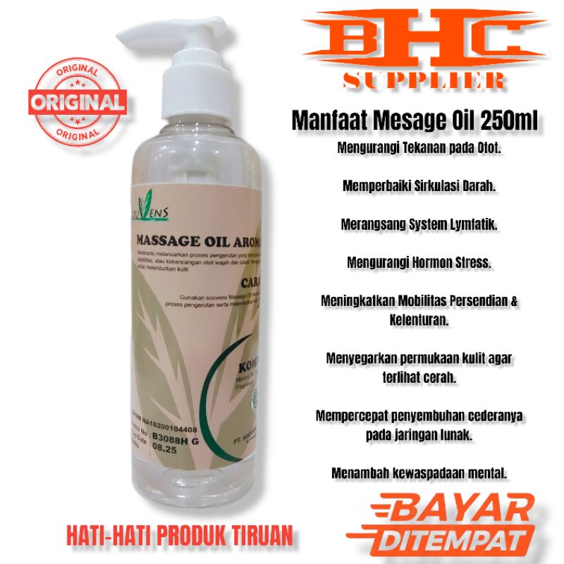 Message Oil 250ml / Minyak Urut Pijat Herbal / Baby Oil