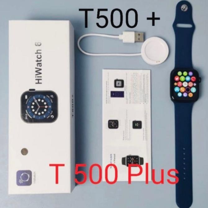 SMARTWATCH T500 Original + Plus Hiwatch Jam Tangan Pria / Wanita
