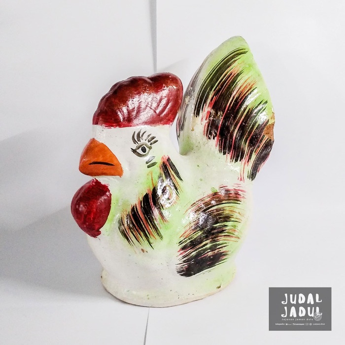 CELENGAN- CELENGAN TANAH LIAT AYAM BESAR / CELENGAN / TANAH LIAT - COKELAT -CELENGAN.