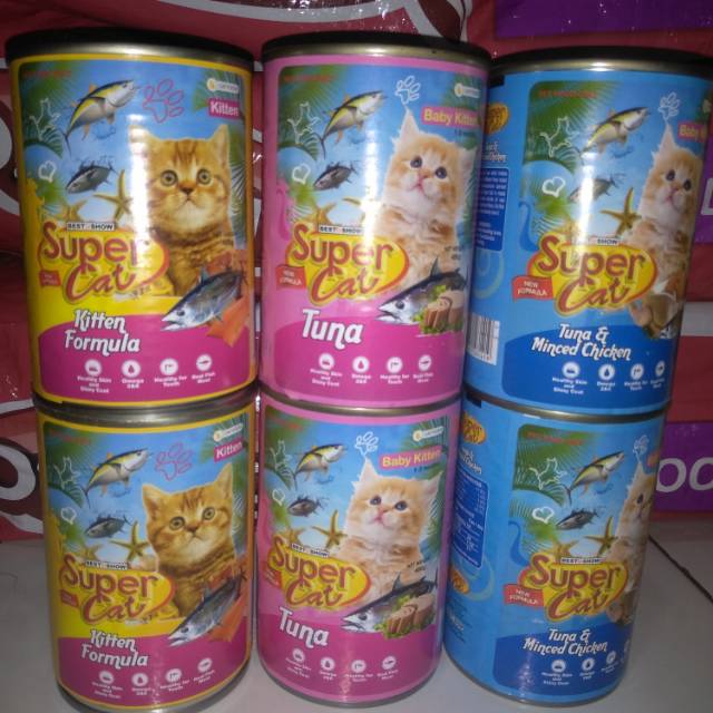 Super Cat Kaleng / Super Cat Wetfood 400GR / Makanan basah kaleng