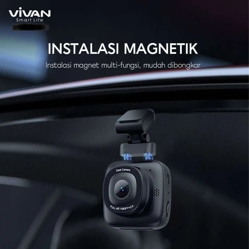 VIVAN DR-01 CAMERA DASH CAM FULL HD 1080 SUPER WIDE ANGLE DASHCAM CCTV MOBIL G-SENSOR