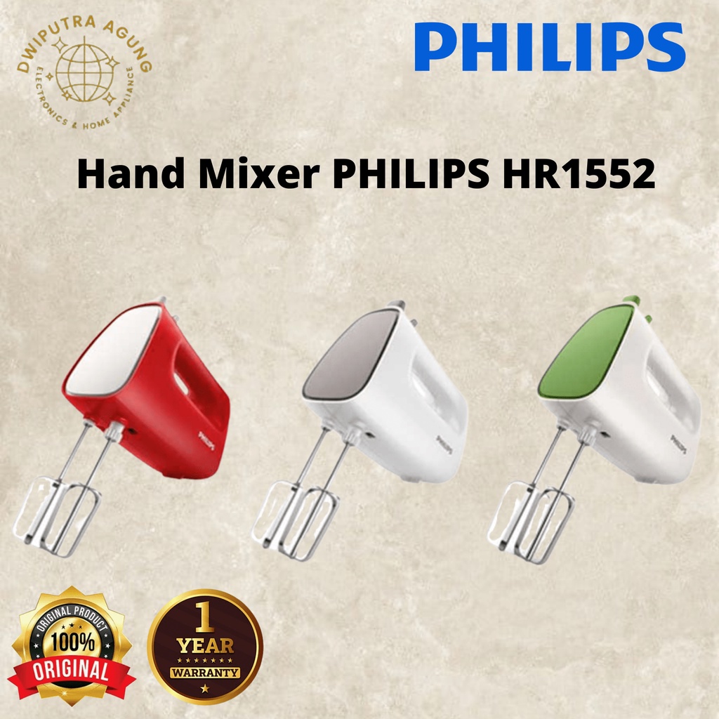MIXER PHILIPS HR1552 / HAND MIXER  HR 1552 170W