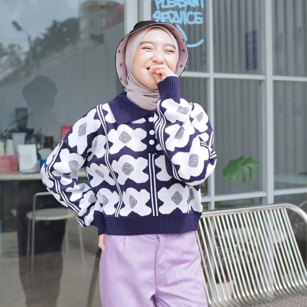 Amelya Daisy Blouse - Atasan Blouse Wanita Terbaru PREMIUM