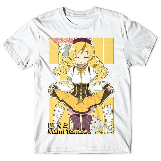 Mami Tomoe – Puella Magi Madoka Magica Anime T-Shirt/Kaos Anime