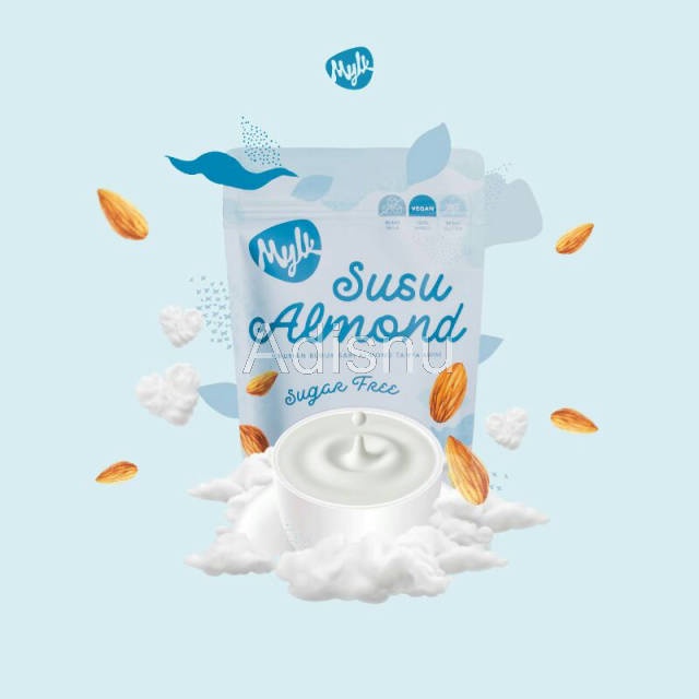 Mylk Susu Almond ASI Booster Ibu Hamil Tanpa Ampas Non Dairy Diet Alergen BPOM