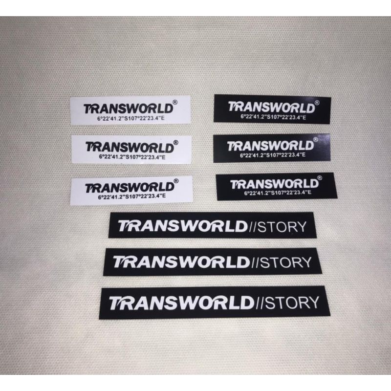 KAOS TSHIRT DISTRO TRANSWORLD | logo story