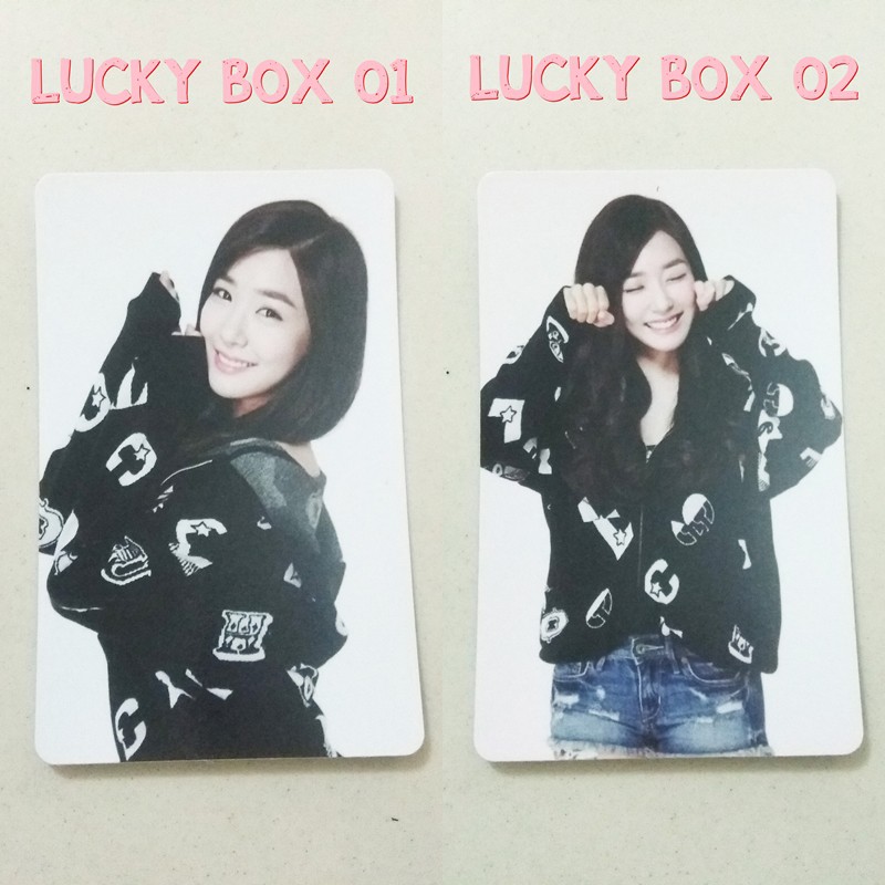 SNSD Tiffany Lucky Box Photocard