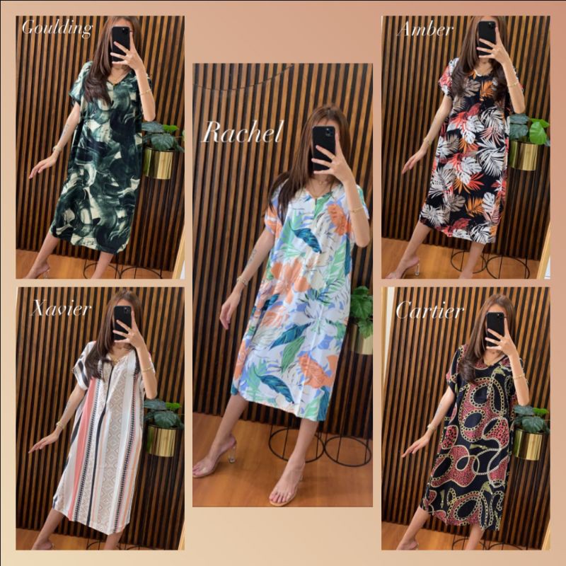 Ce Homewear Daster Selutut Viral Dress Kekinian Rayon Premium Daster Selutut Busui Friendly