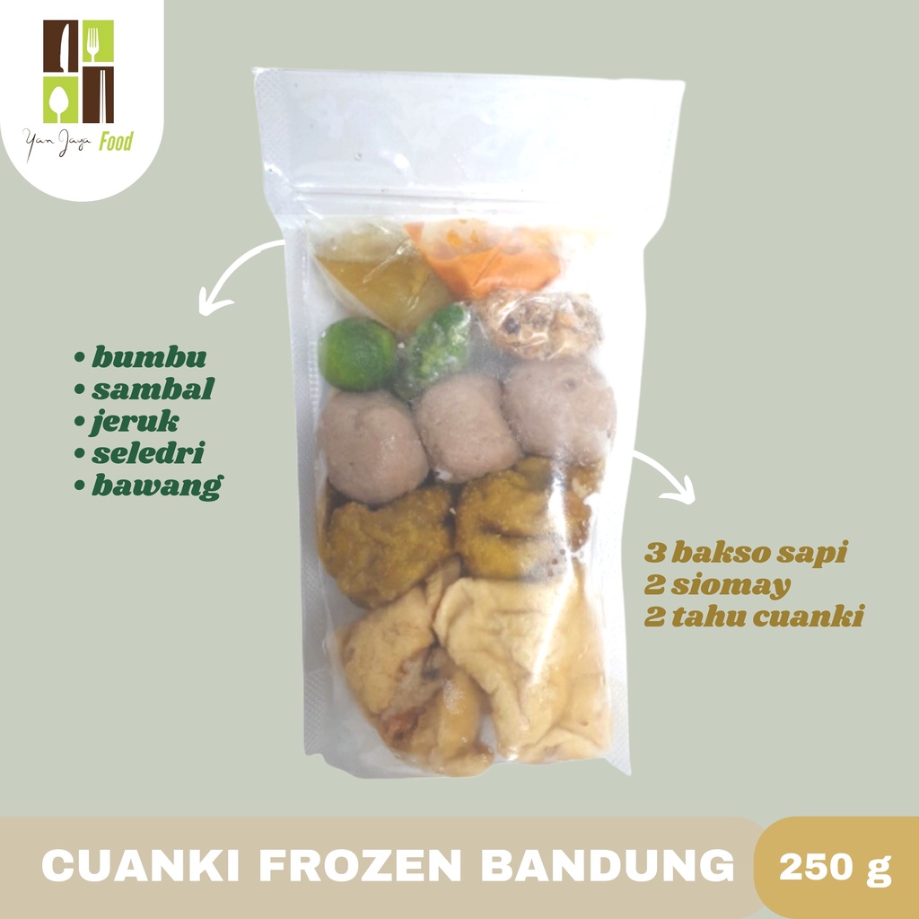 CUANKI FROZEN ENAK INSTAN 250GR / OLEH-OLEH BANDUNG