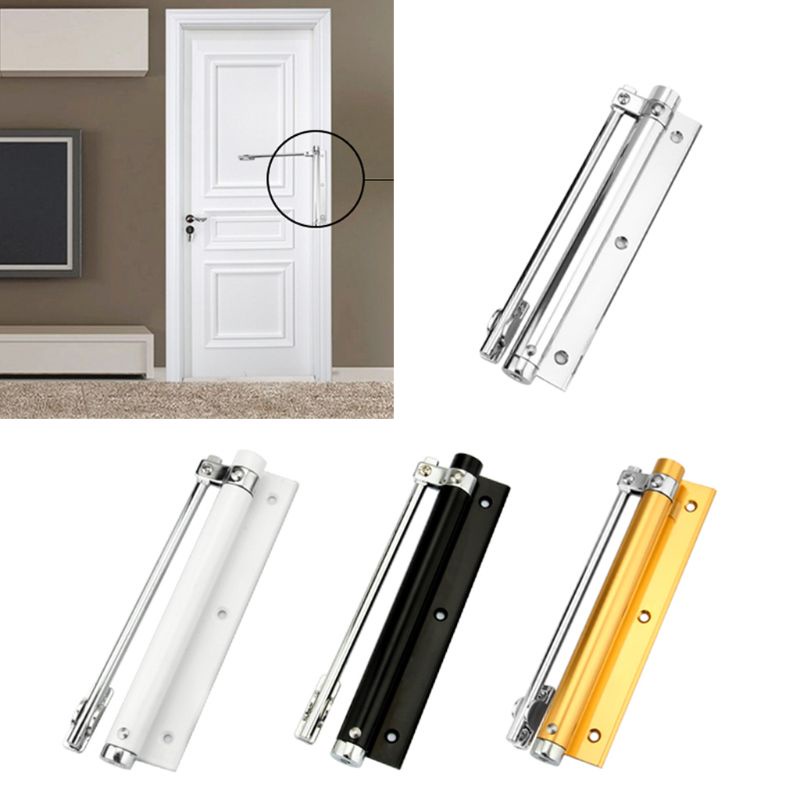 CRE  Home Automatic Self Closing Hinge Door Closer Single Spring Adjustable Lightweight Silent Without Buffering Surface Mounted Fire Rated Door Parts