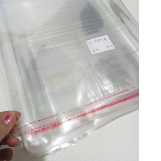 

BIG SALE !!!!! Plastik OPP 28x37,5 {TEBAL} Bening Seal Lem ,,,