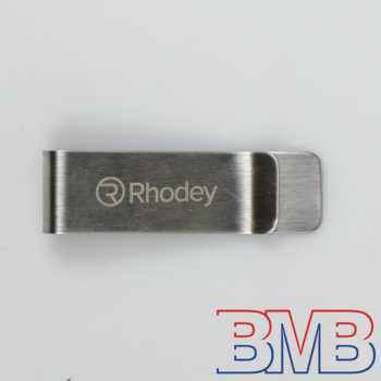 

N22 SILVER Klip Uang Kertas Rhodey Stainless Steel - HHYF