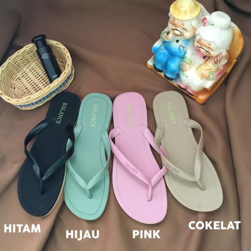 SANDAL JEPIT BALANCE JELLY 8839 &amp; L911 ORIGINAL EMPUK LENTUR CANTIK ELEGANT VERY NICE DISKON PROMO