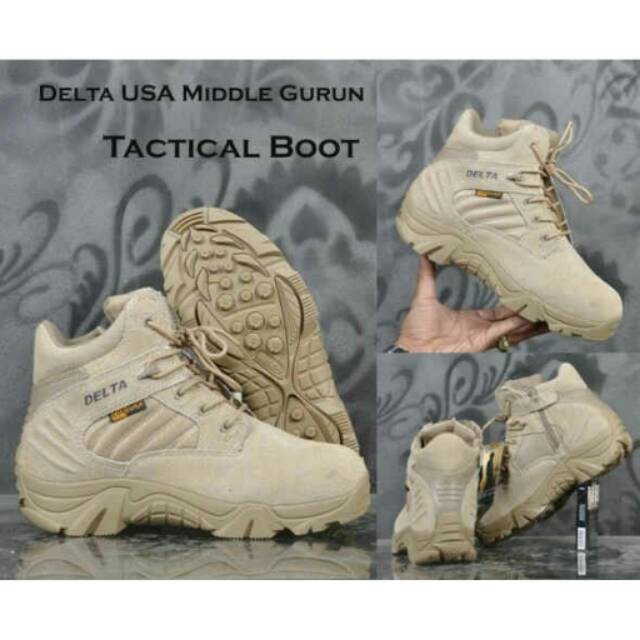 Sepatu boots pria delta USA model gurun original BNIB