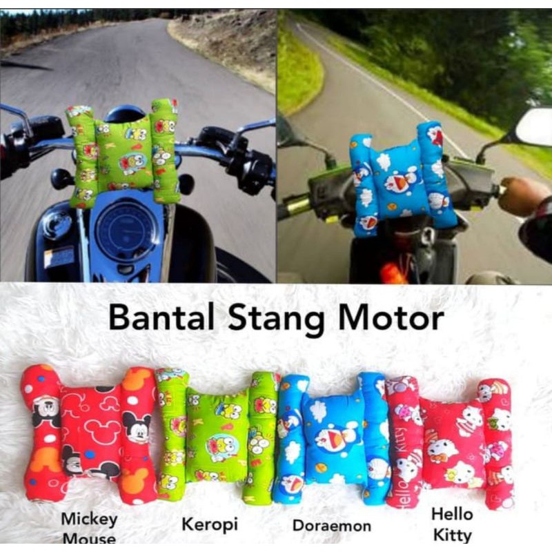 bantal stang motor anak