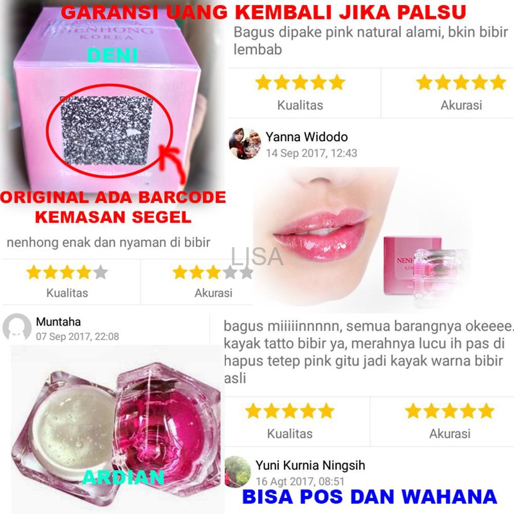 termurah Nenhong Original Korea Pemerah Bibir Penghilang Warna Hitam Pada Bibir barang ready silahka