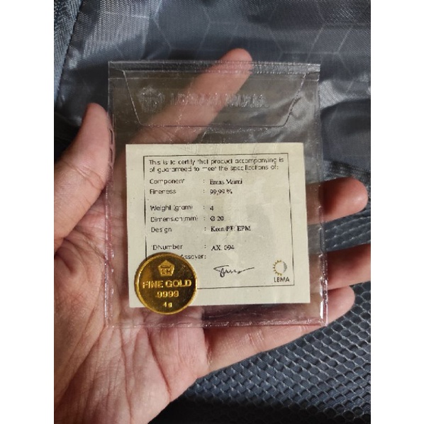 LM Antam Bulat 4 gram Rare