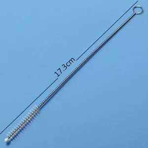 Sikat Pembersih Dot Empeng Bayi Sikat Pembersih Sedotan Stainless Steel Food Grade 17CM