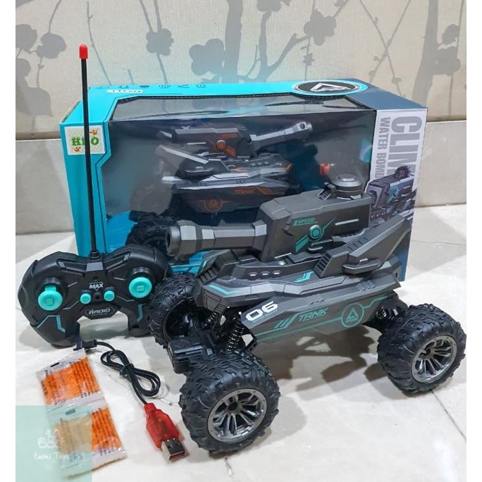 Mainan RC Remote Control Mecha Tank Bisa Nembak Baterai Charge 318-4