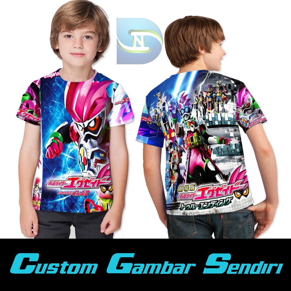 Kaos Anak Kamen Rider Ex-Aid Murah