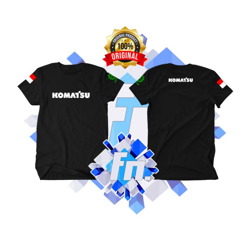 KAOS PENDEK KOMATSU CAT SAFETY FIRST