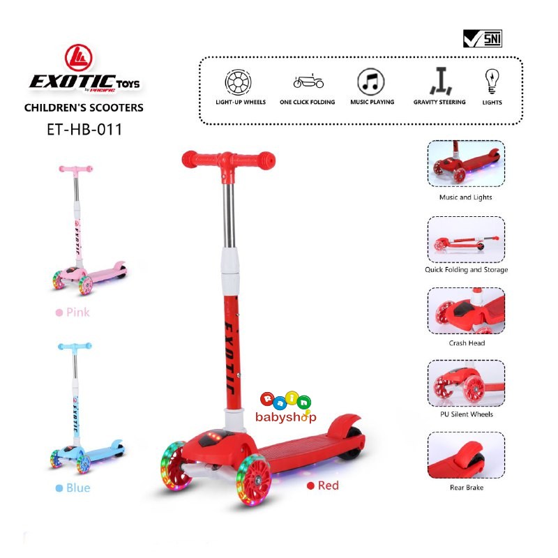 Scooter Exotic ET HB 009/HB011 / Maianan Anak Scooter