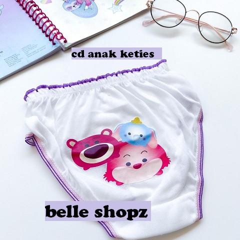 Set Isi 3Pcs Celana Dalam Anak Karakter Cd Anak MURAH Keties