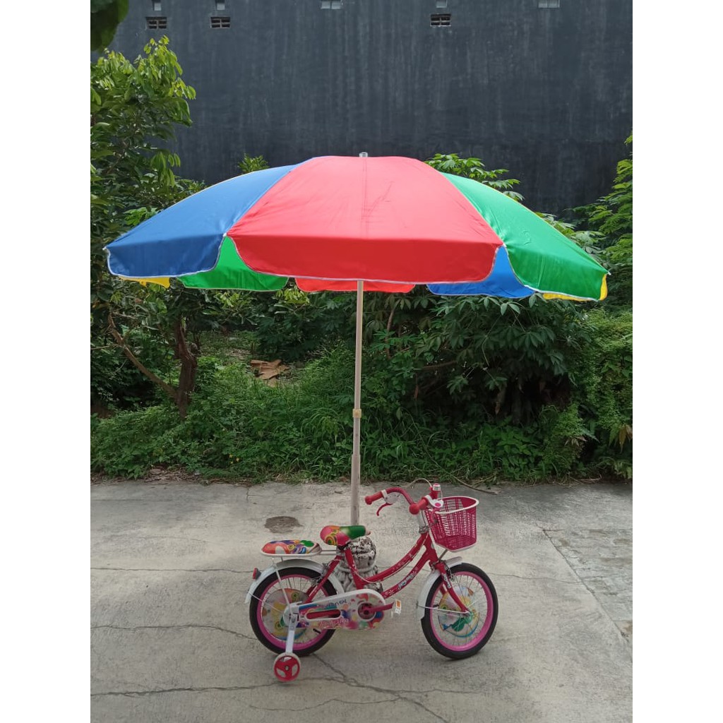 Payung Pantai Tenda Jualan Jumbo Anti UV 60''(300cm) Single Layer (1 lapis) Original Osaka/Nagoya